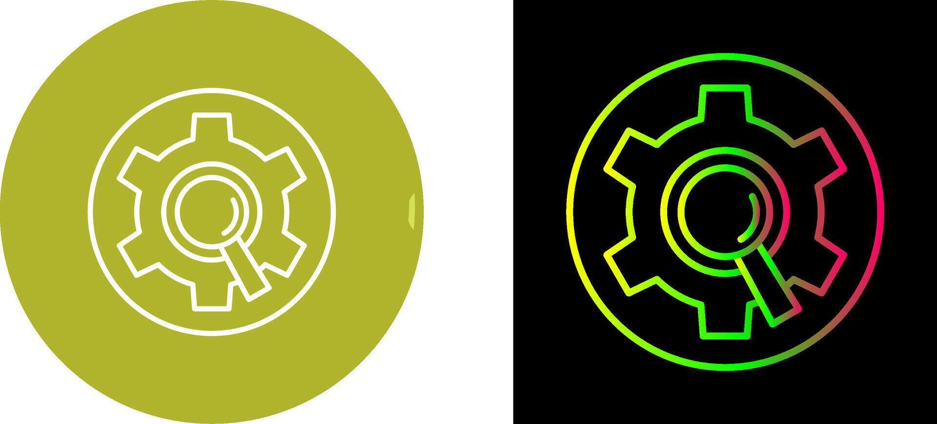 Research Icon Design vector