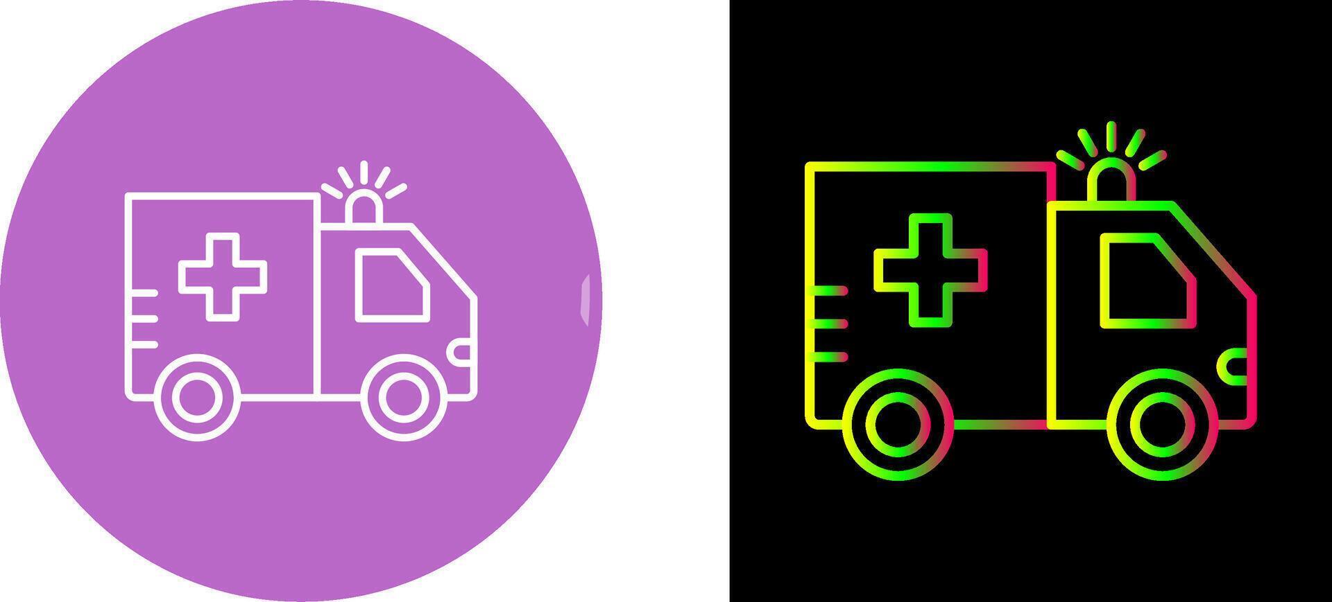 Ambulance Icon Design vector