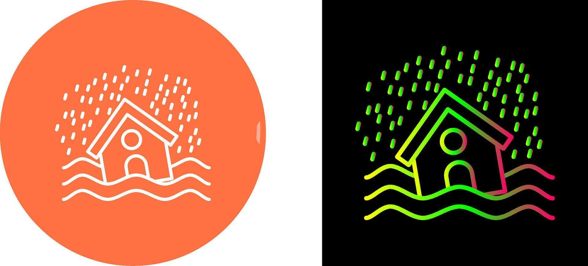 Disaster Icon Design vector