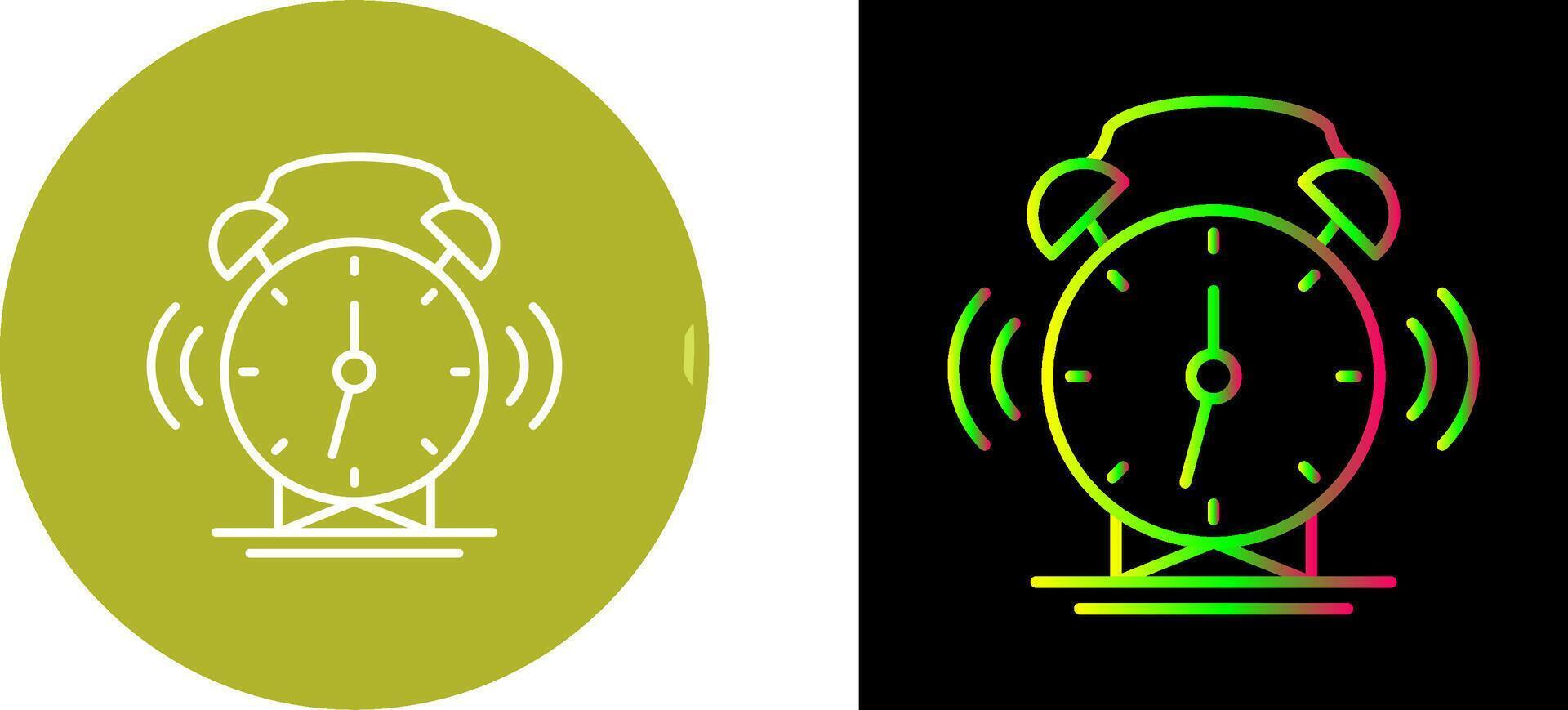 Alarm Clock Icon Design vector