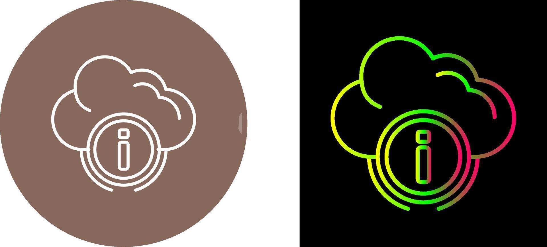 Cloud Computing Icon Design vector