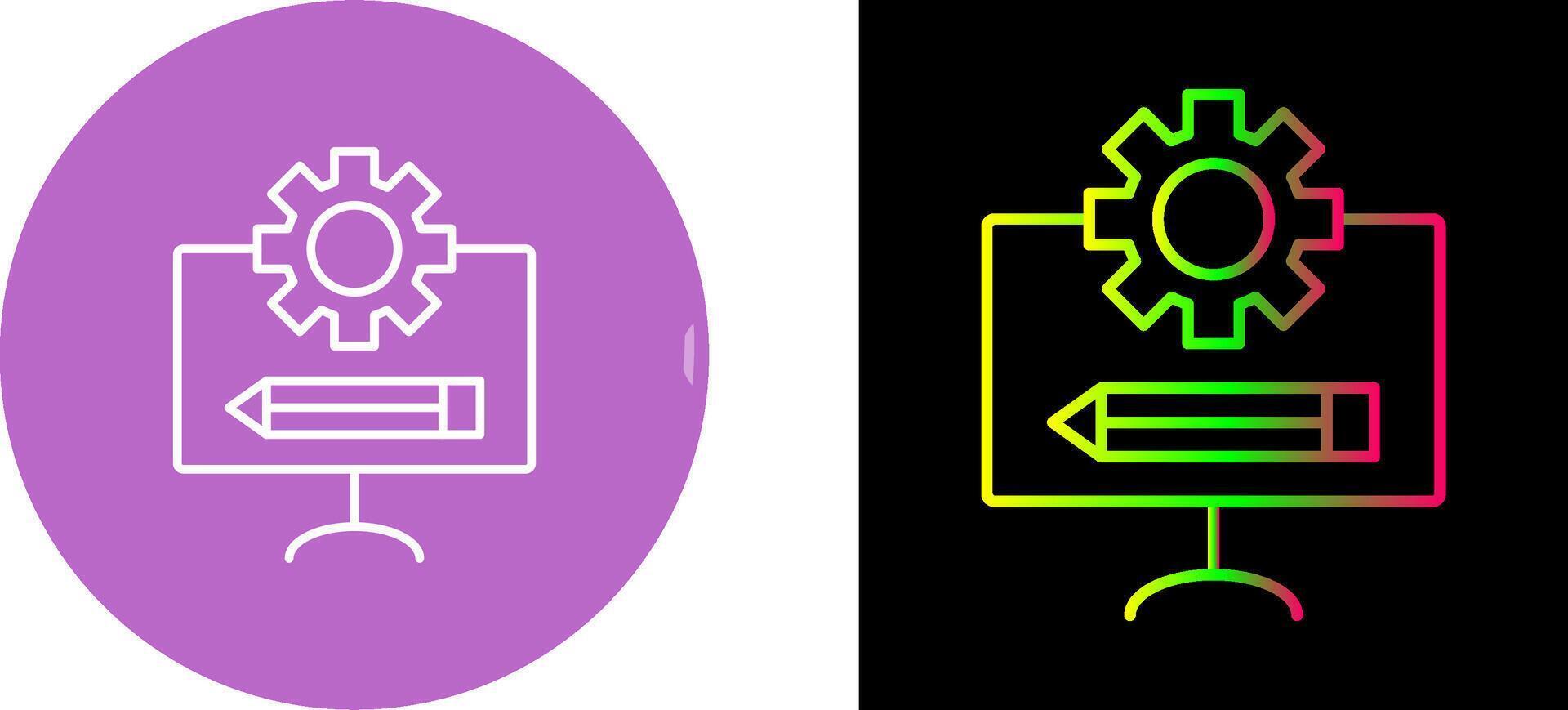 Blueprint Icon Design vector