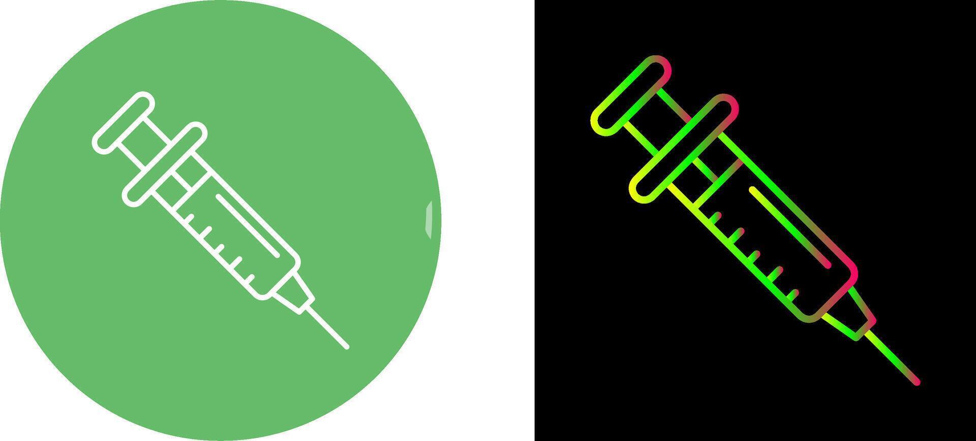 Injection Icon Design vector