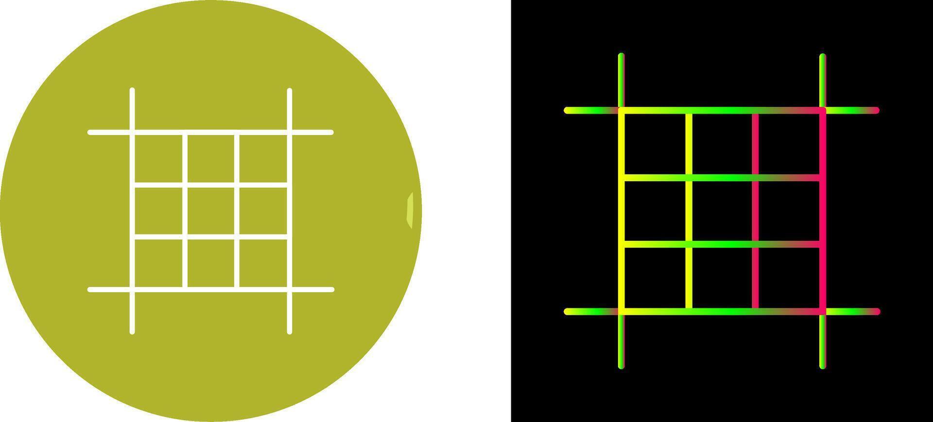 Square Layout Icon Design vector
