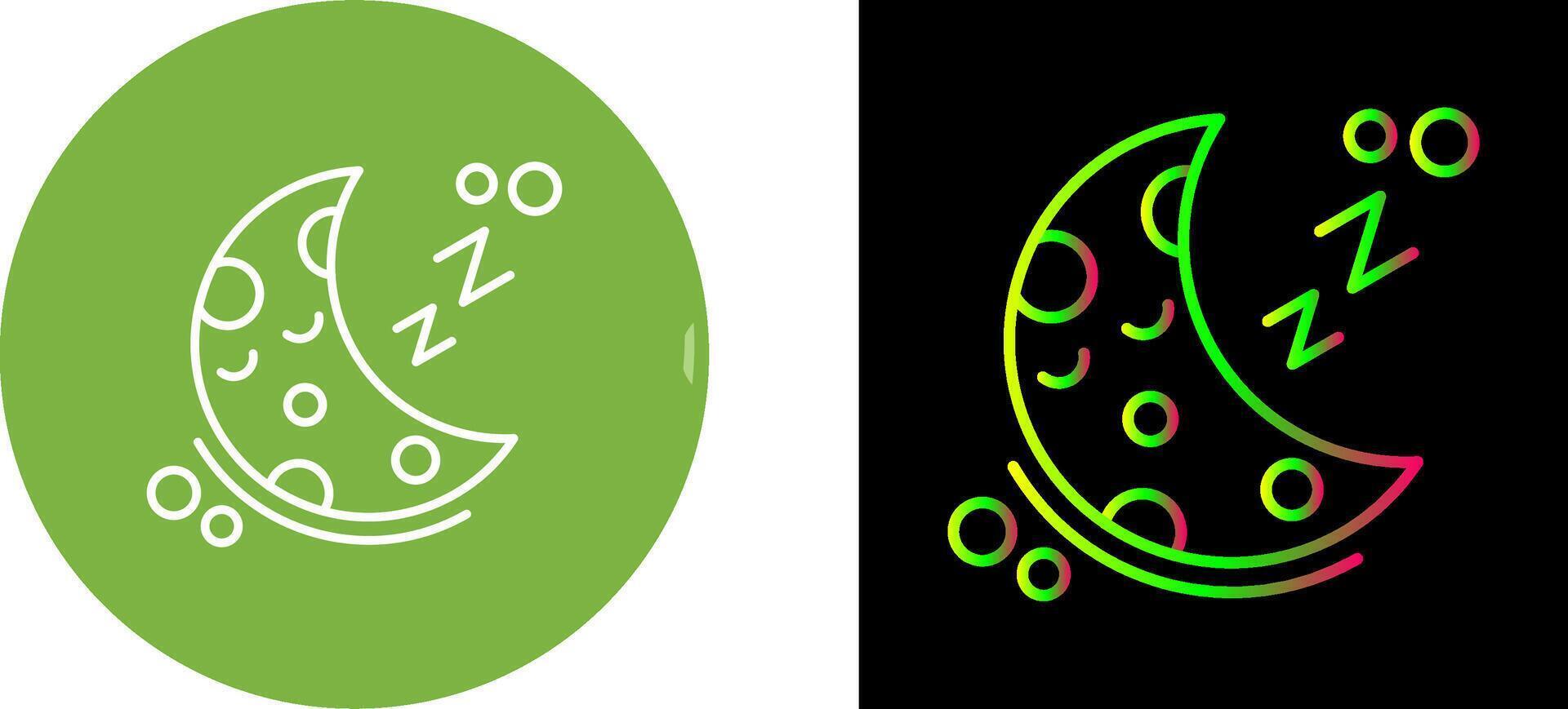 Sleeping Icon Design vector