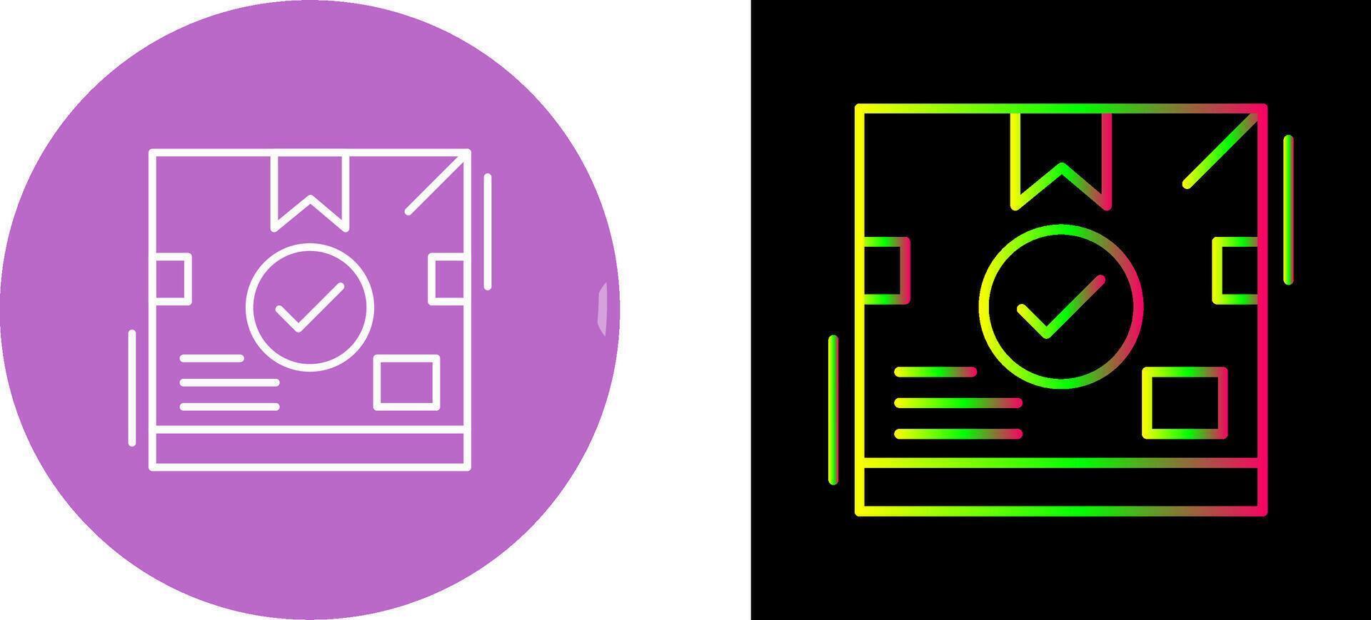 Delivery Box Icon Design vector