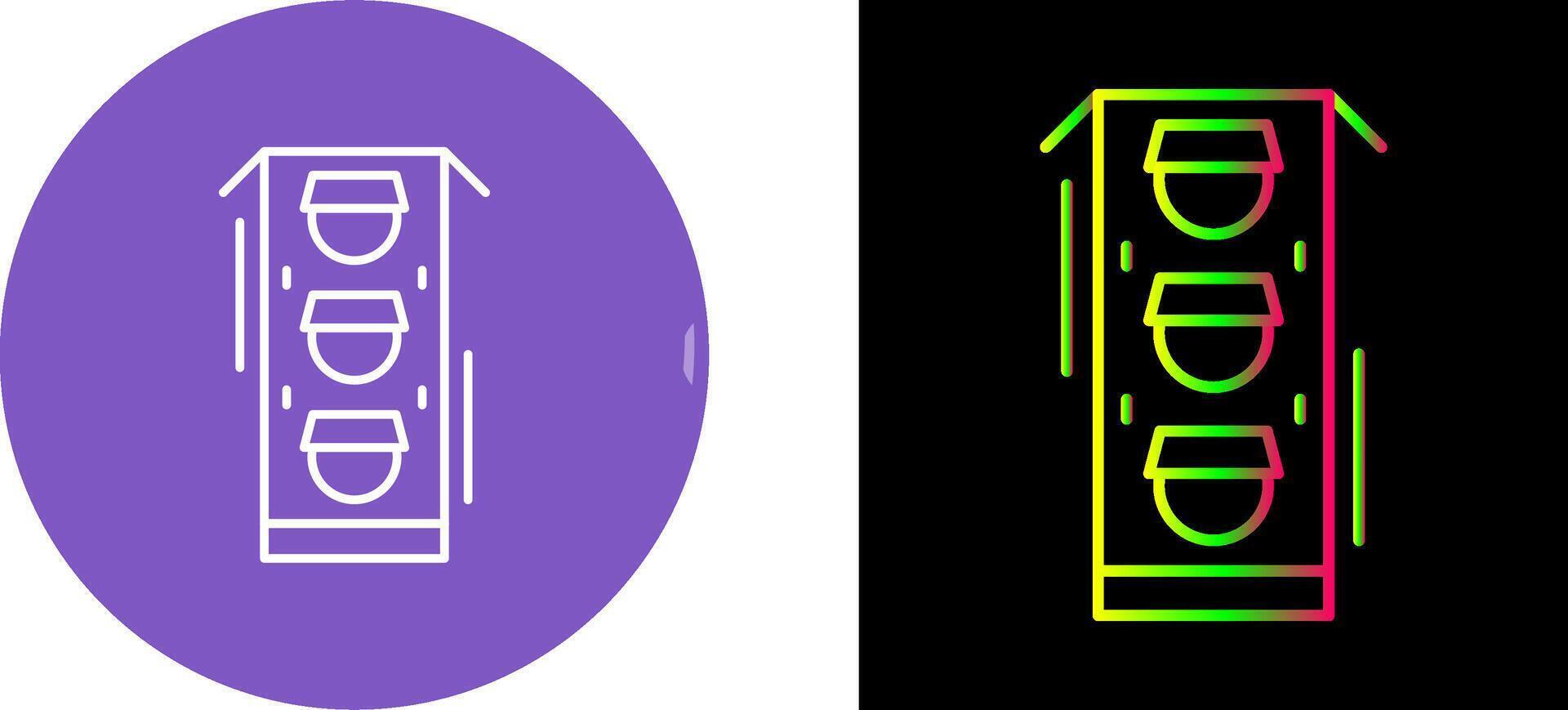Traffic Lights Icon Design vector