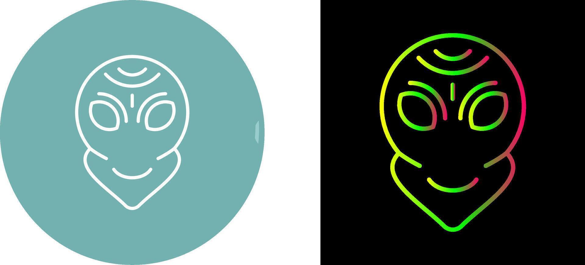 Alien Icon Design vector