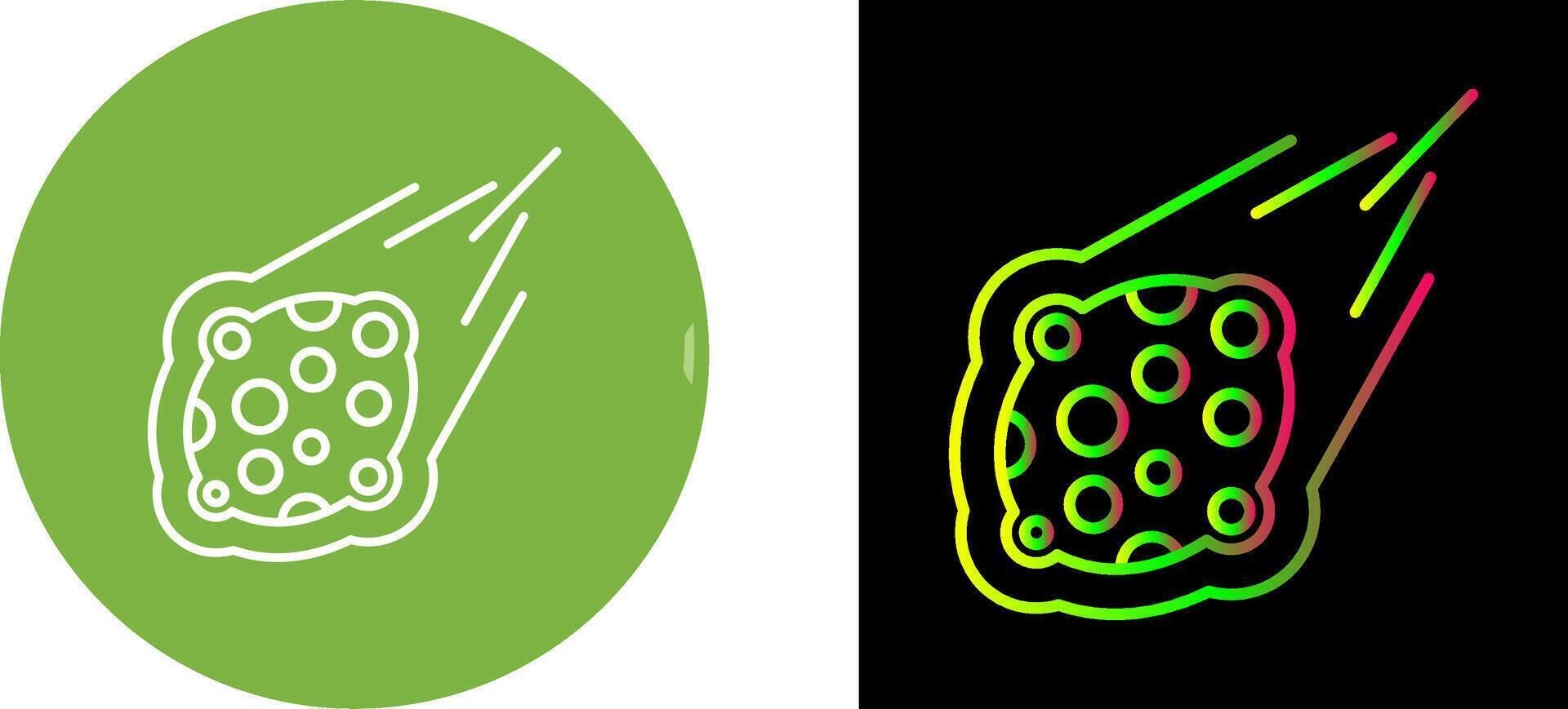 Meteorite Icon Design vector