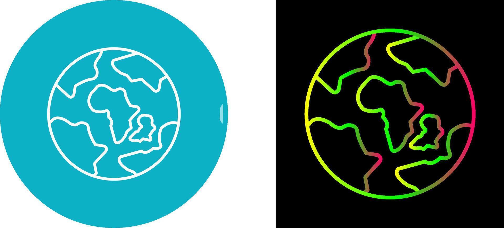 Earth Icon Design vector