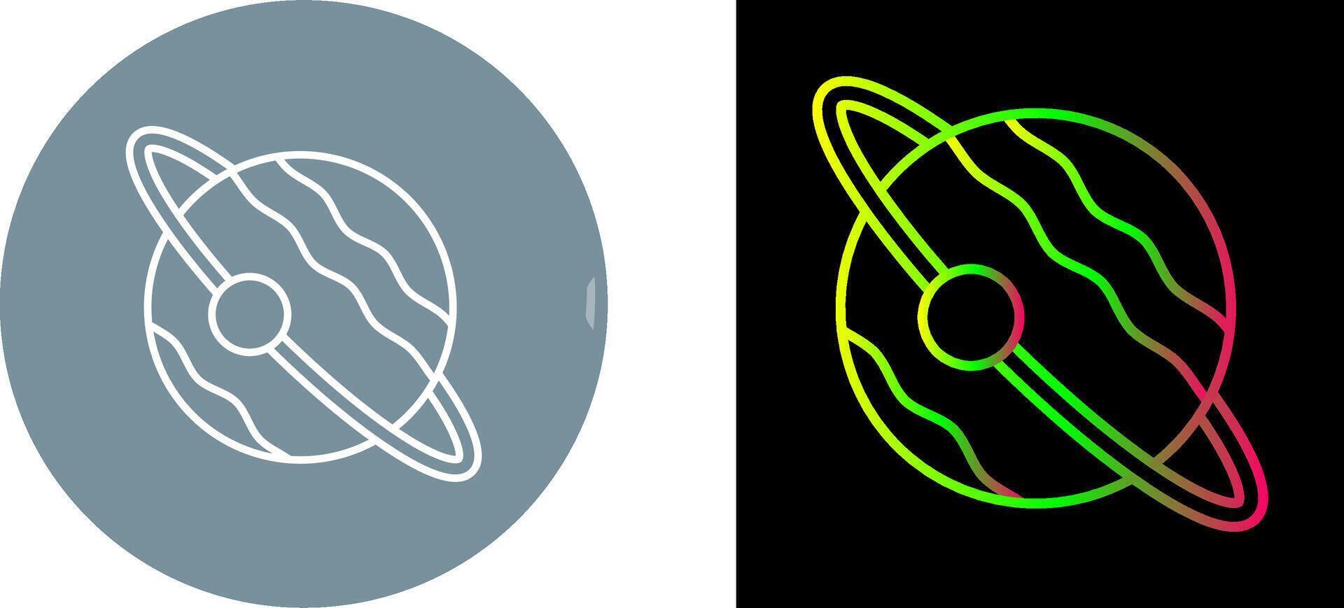 Planet Icon Design vector