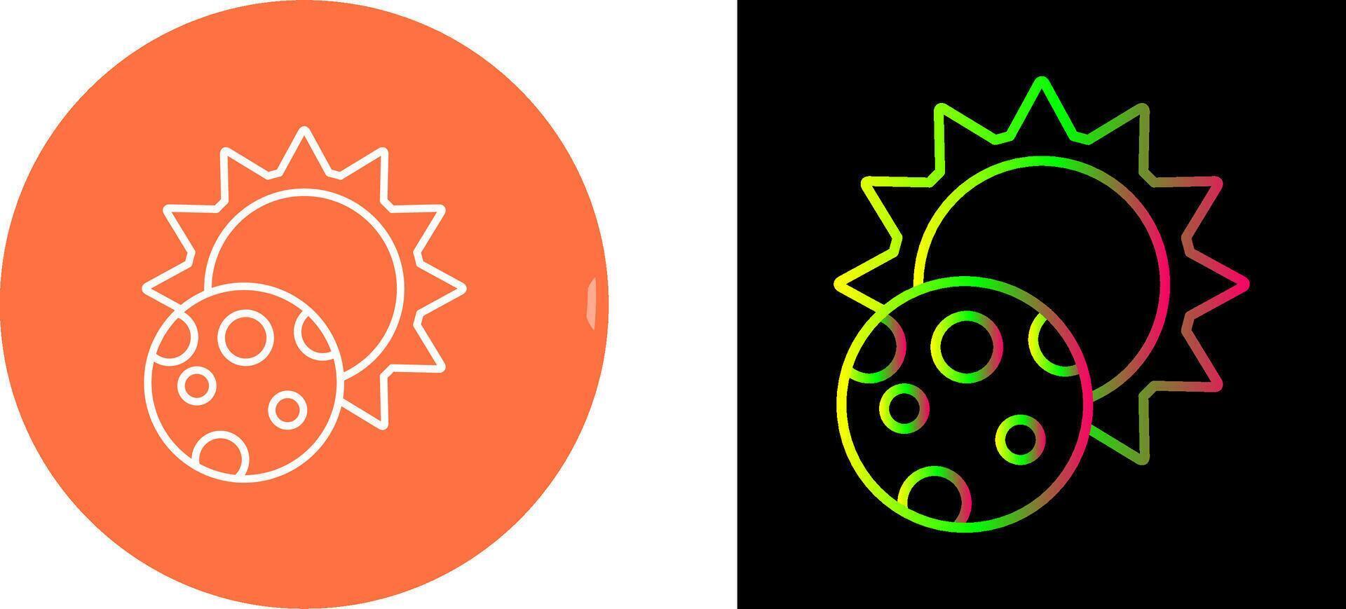 Eclipse Icon Design vector