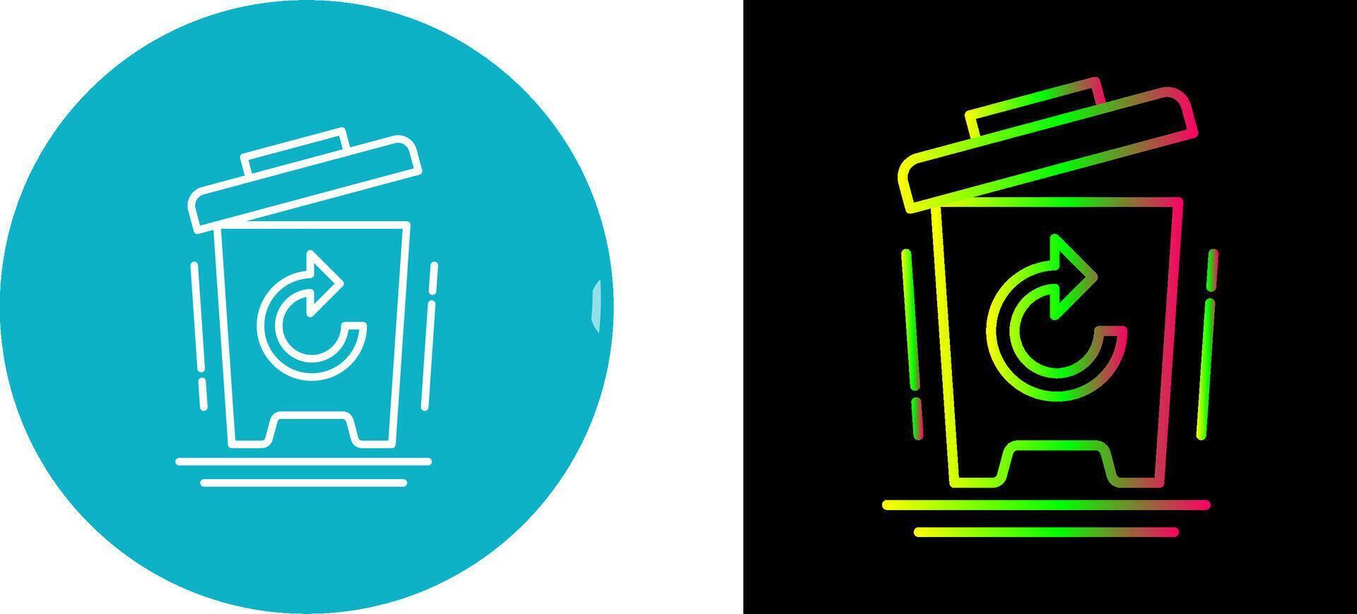 Bin Icon Design vector