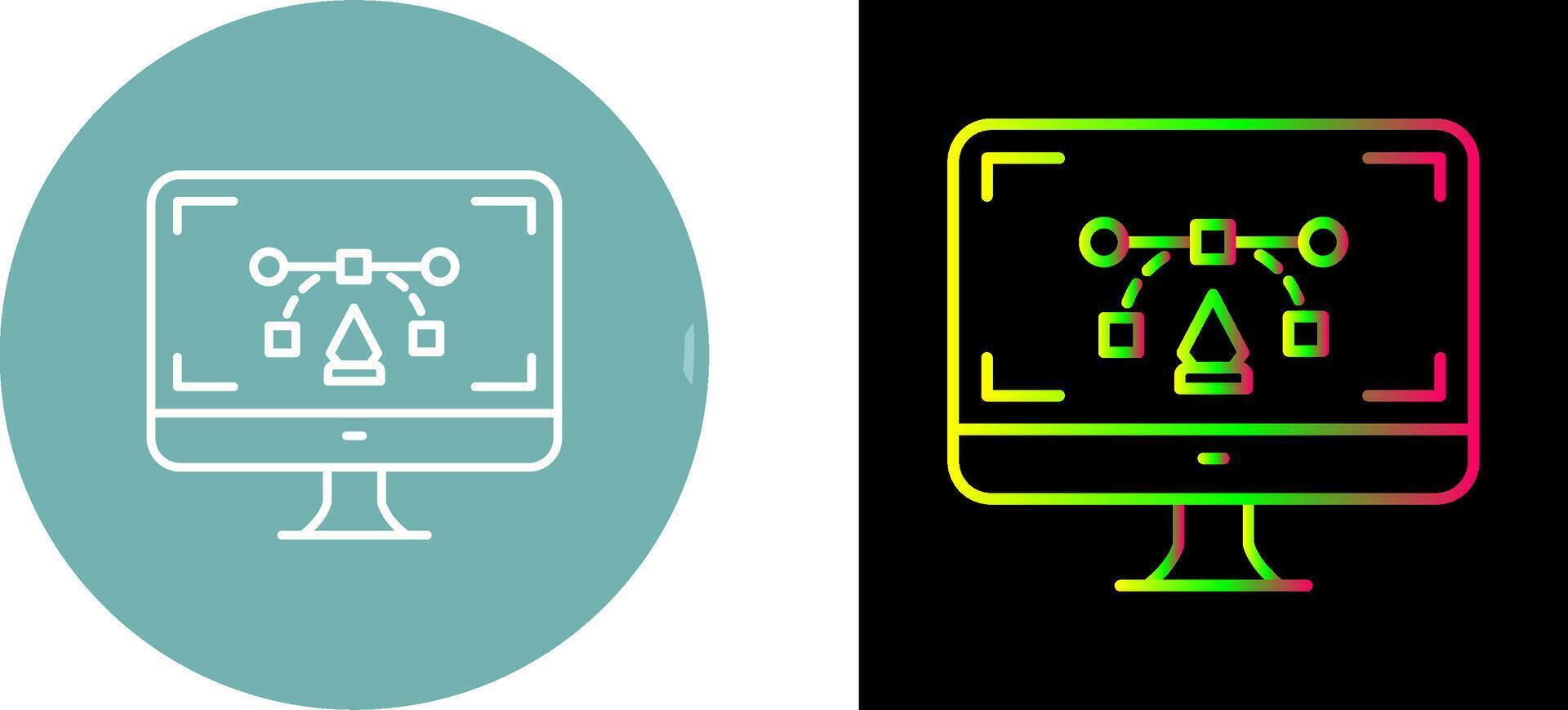 Desktop Icon Design vector