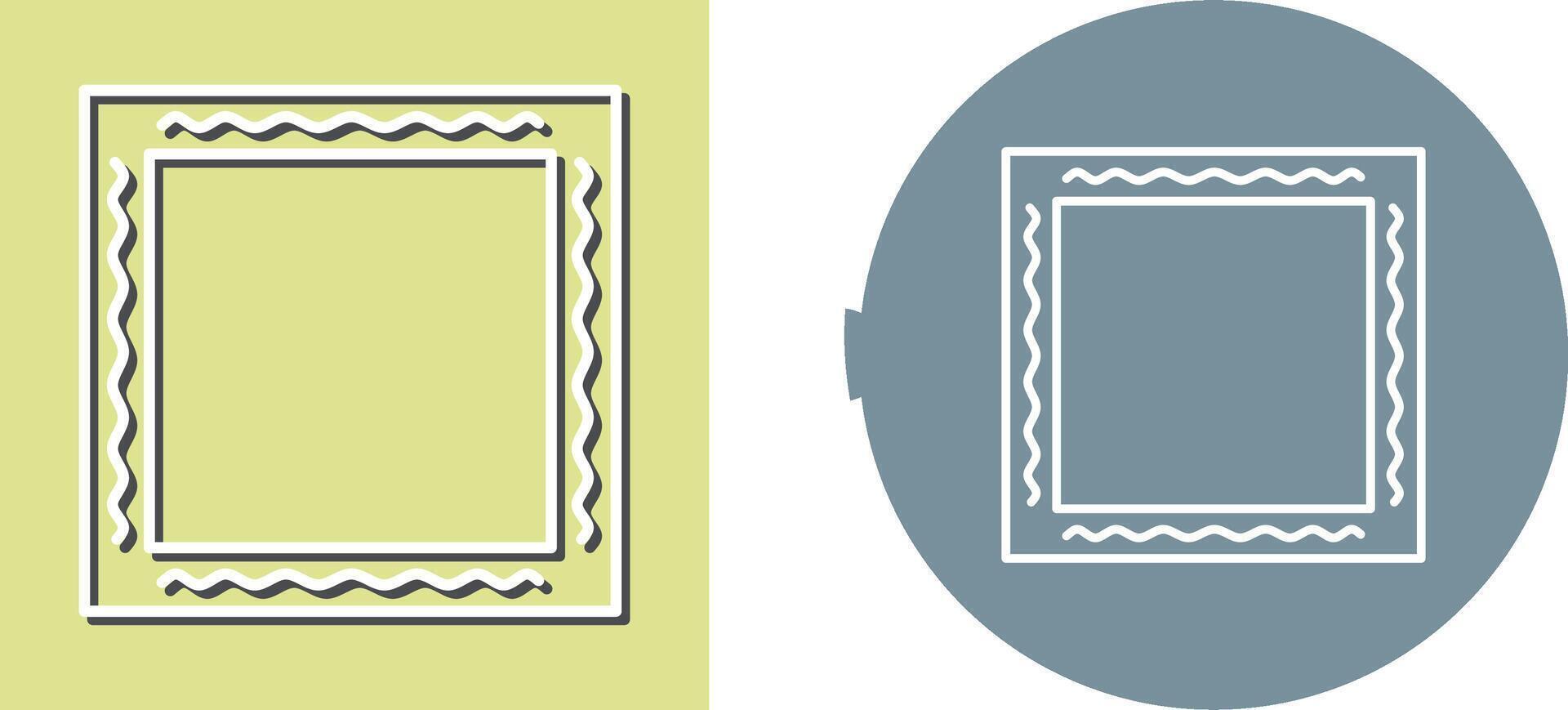 Unique Frame Icon Design vector