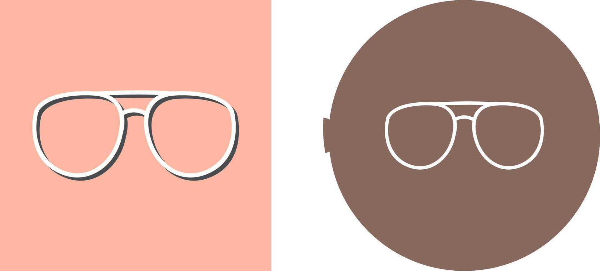 Unique Glasses Icon Design vector