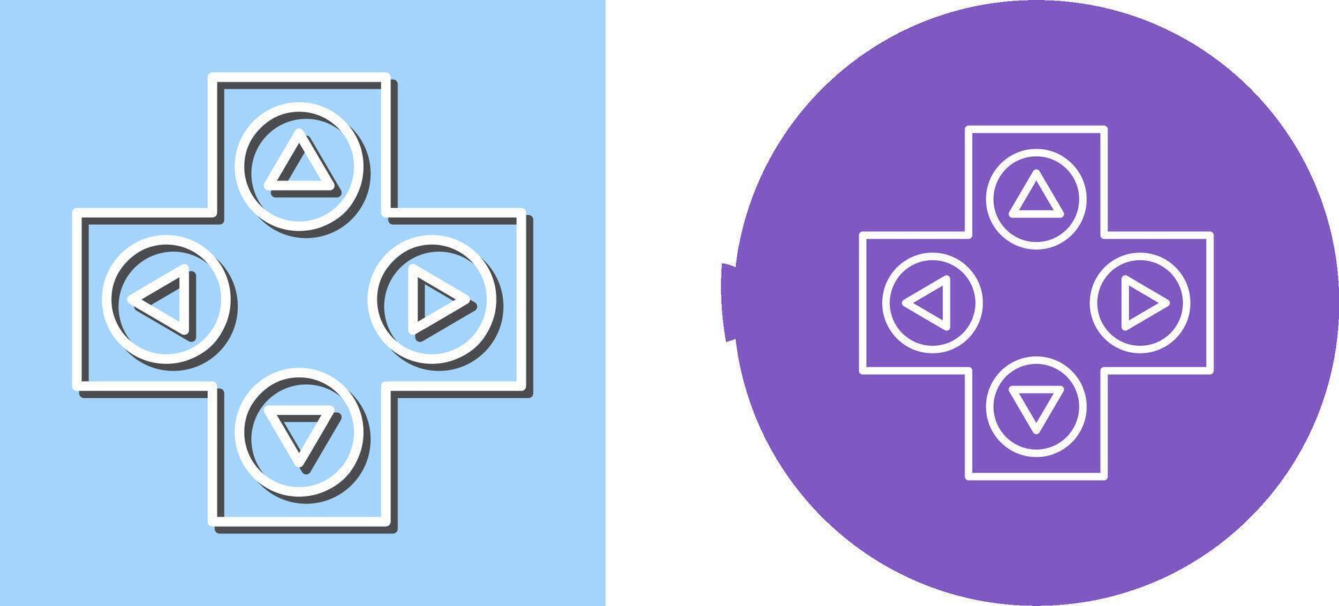 Unique Gaming Control Icon Design vector