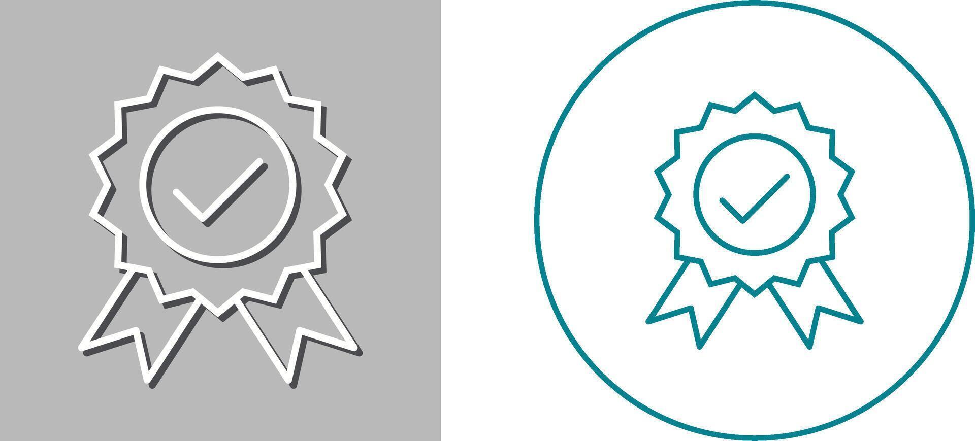 Unique Quality Control Icon Design vector
