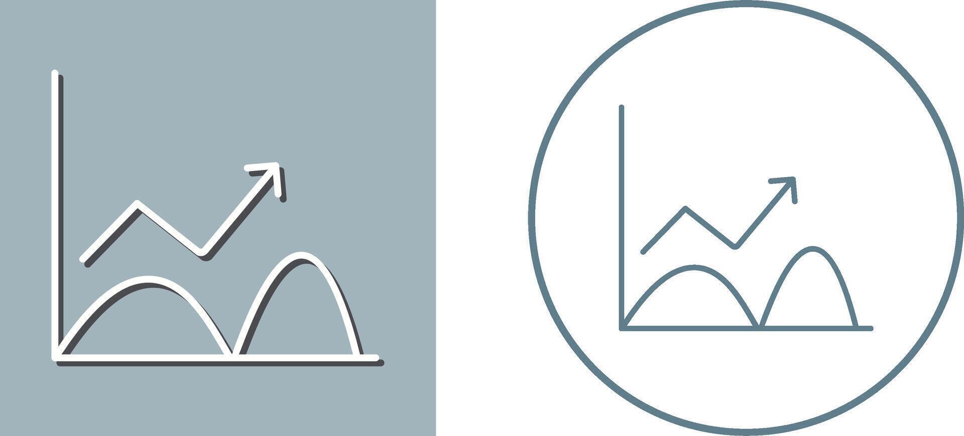 Trend in Graph Icon Design vector