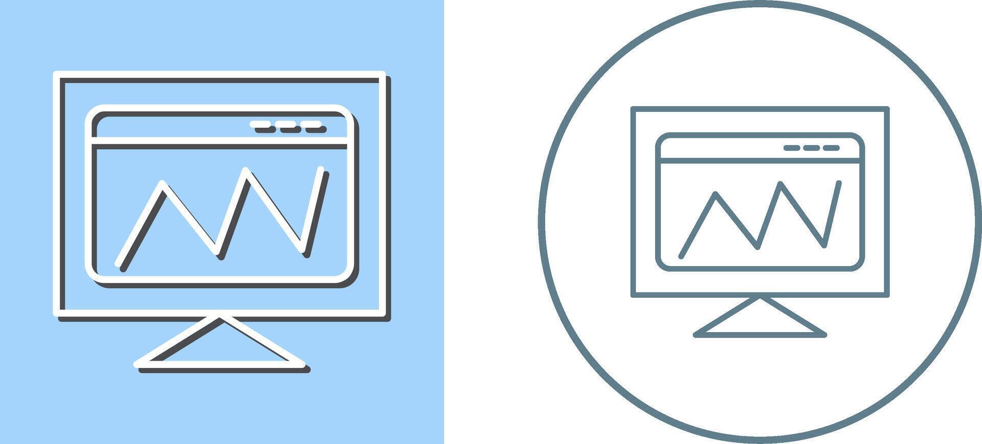 Web Analysis Icon Design vector