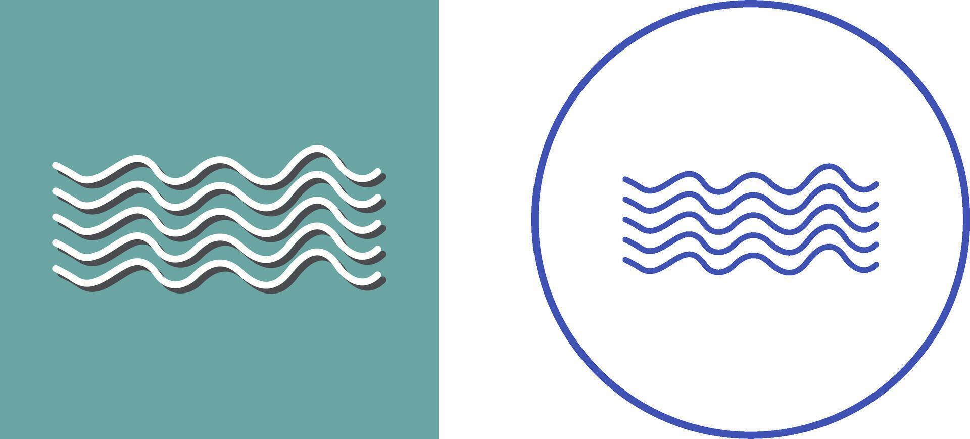 Magnetic Waves Icon Design vector