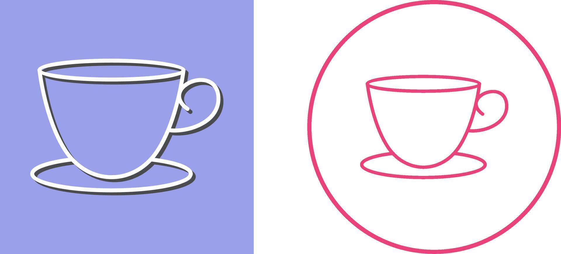 Tea Cup Icon Design vector