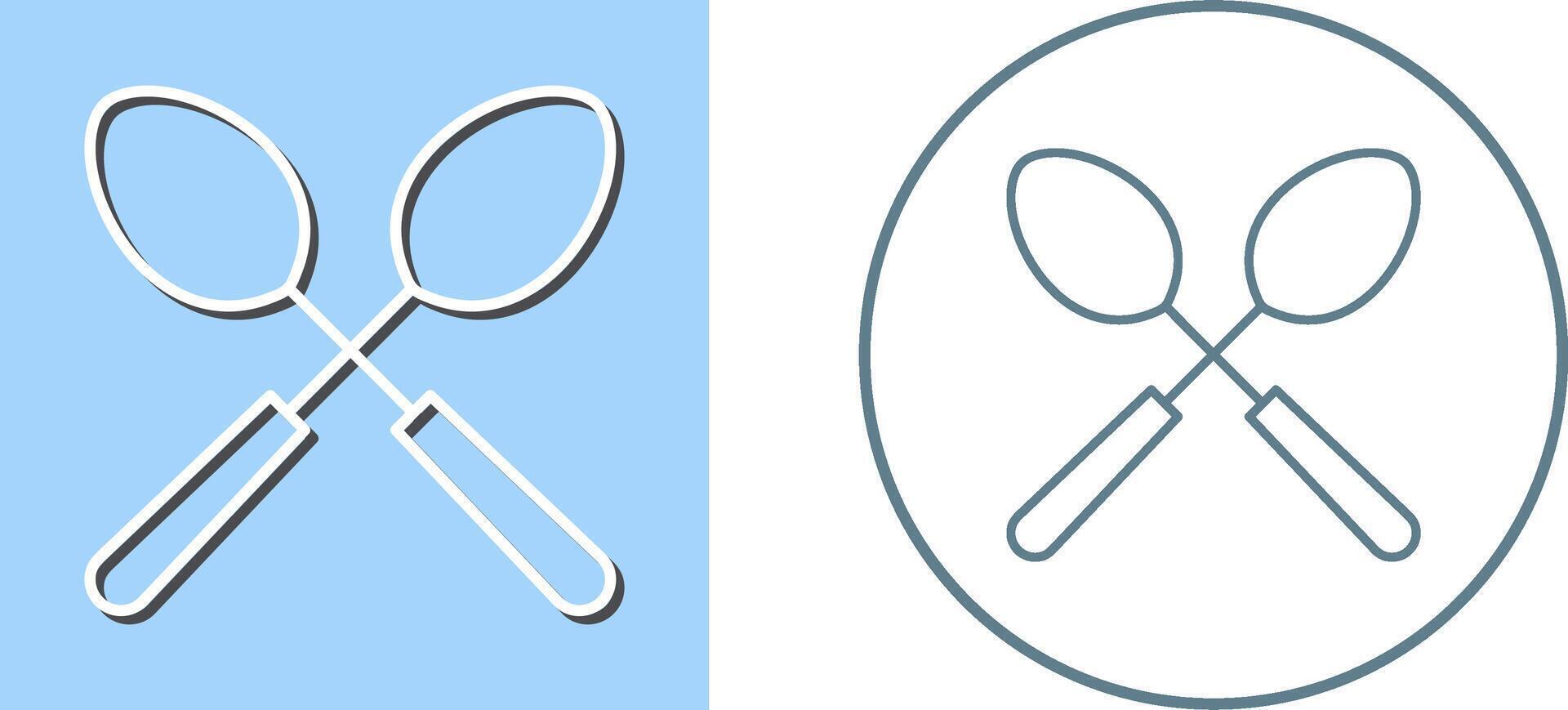 Spoons Icon Design vector