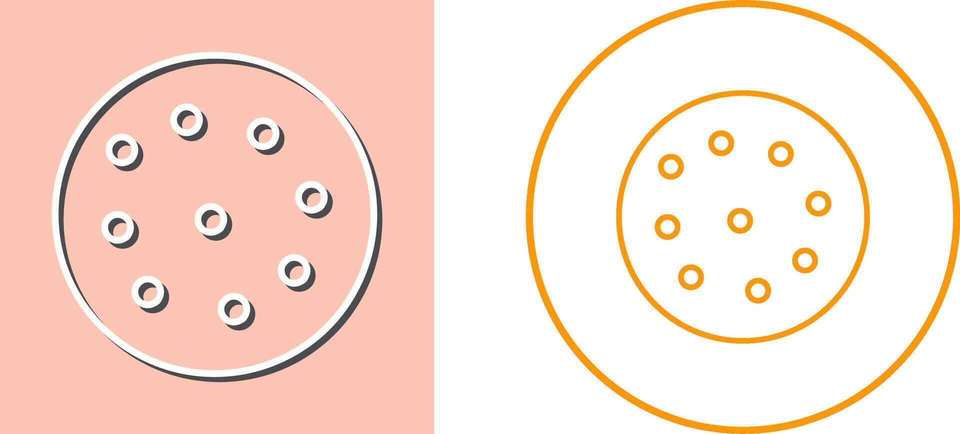 Cookie Icon Design vector