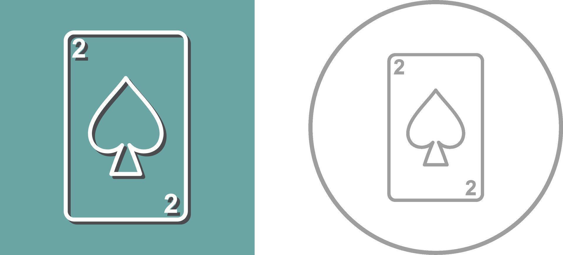 Spades Card Icon Design vector