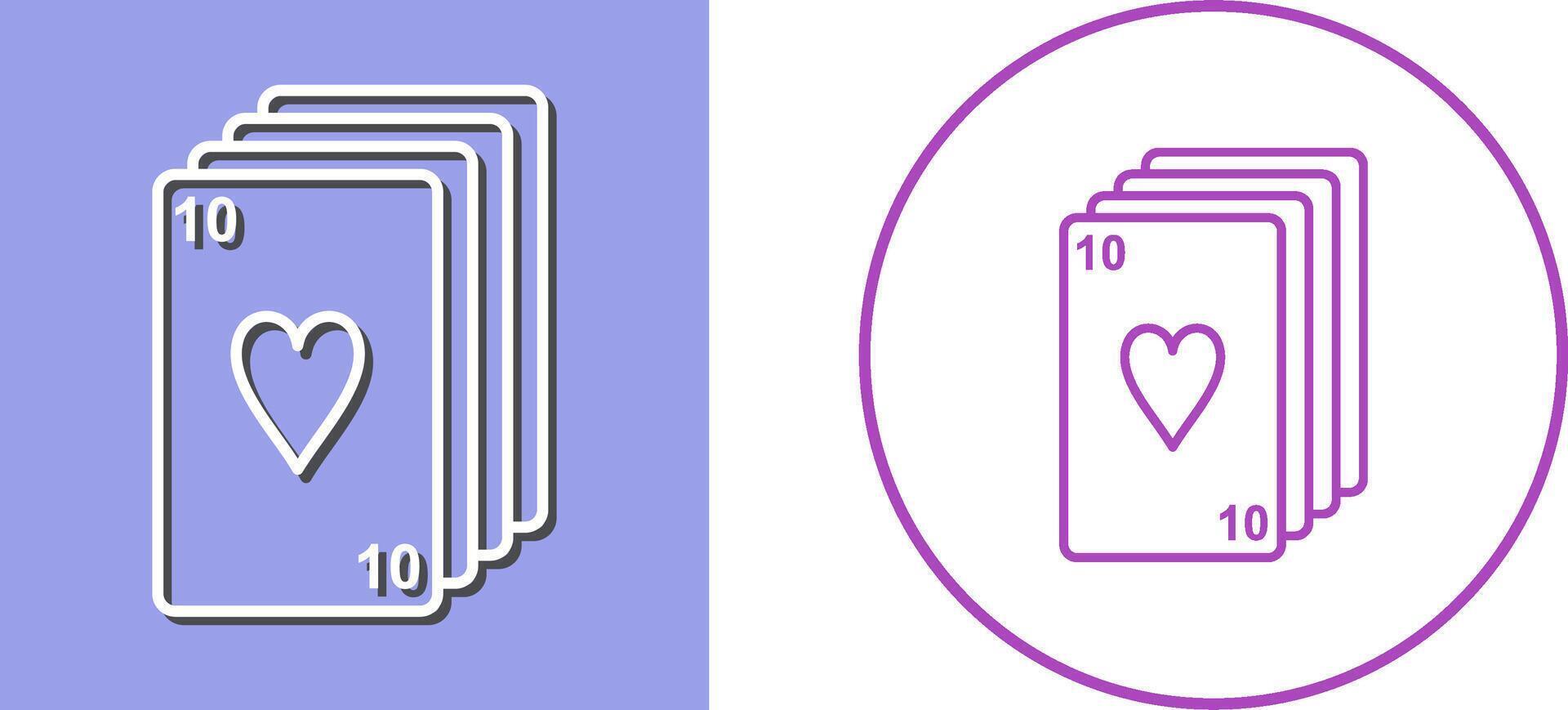 Deck of Cards Icon Design vector