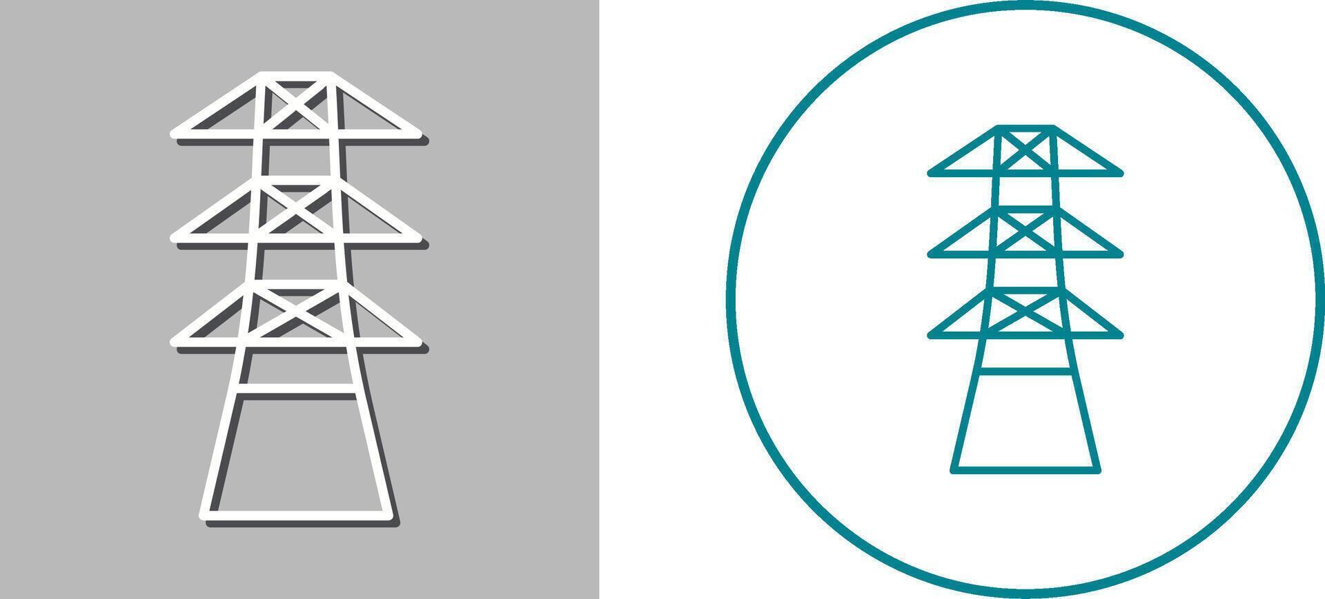 Unique Tower Icon Design vector