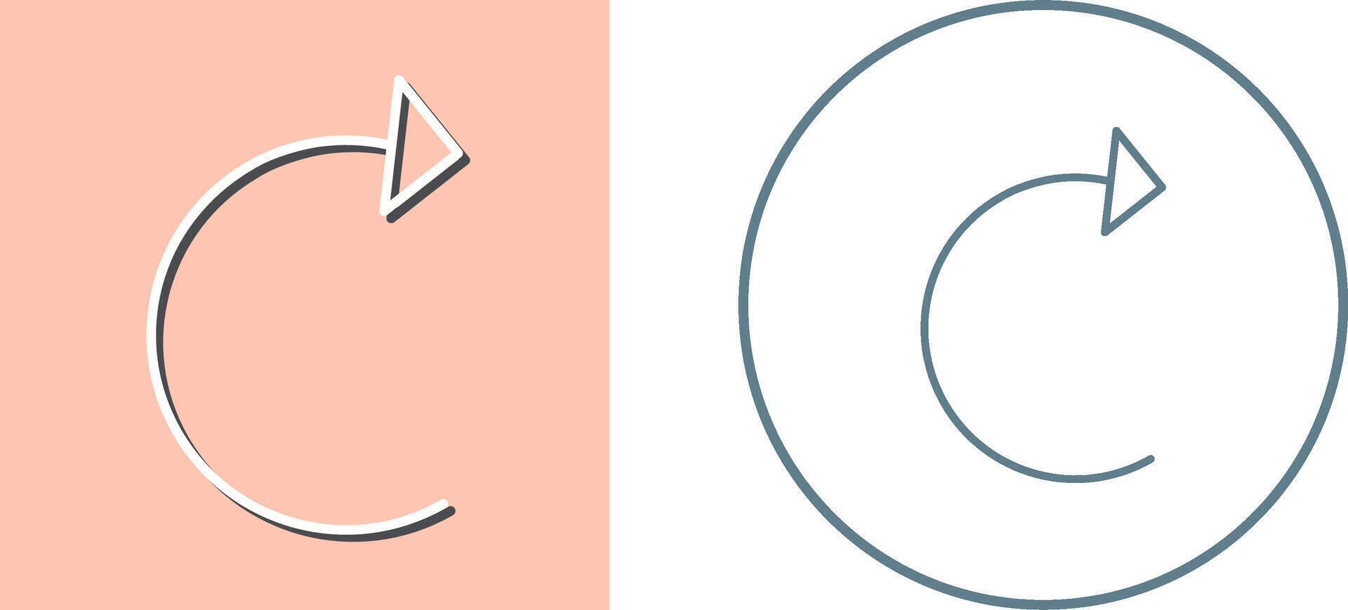 Unique Reload Icon Design vector