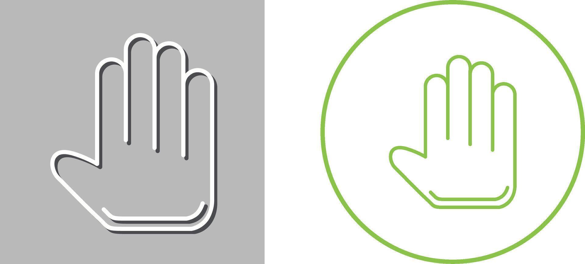 Unique Hand Tool Icon Design vector