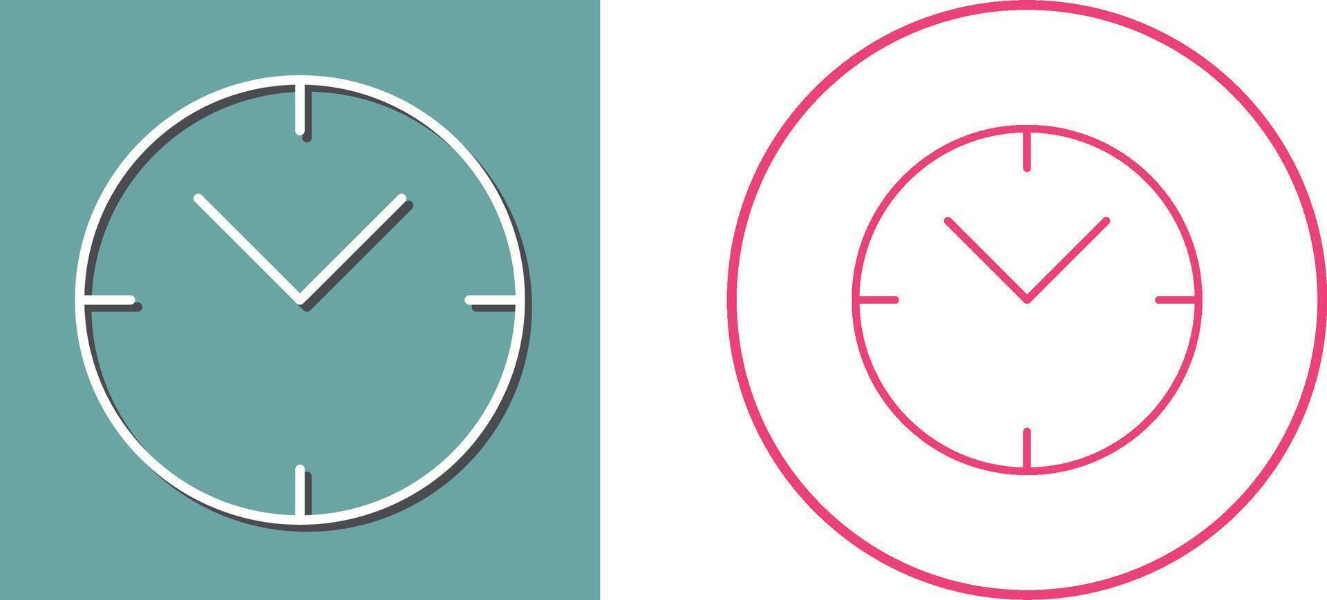 Unique Clock Icon Design vector