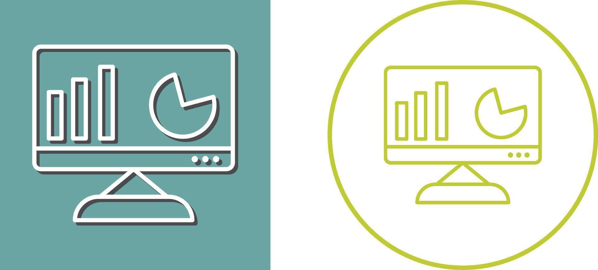 Unique Analytics Icon Design vector