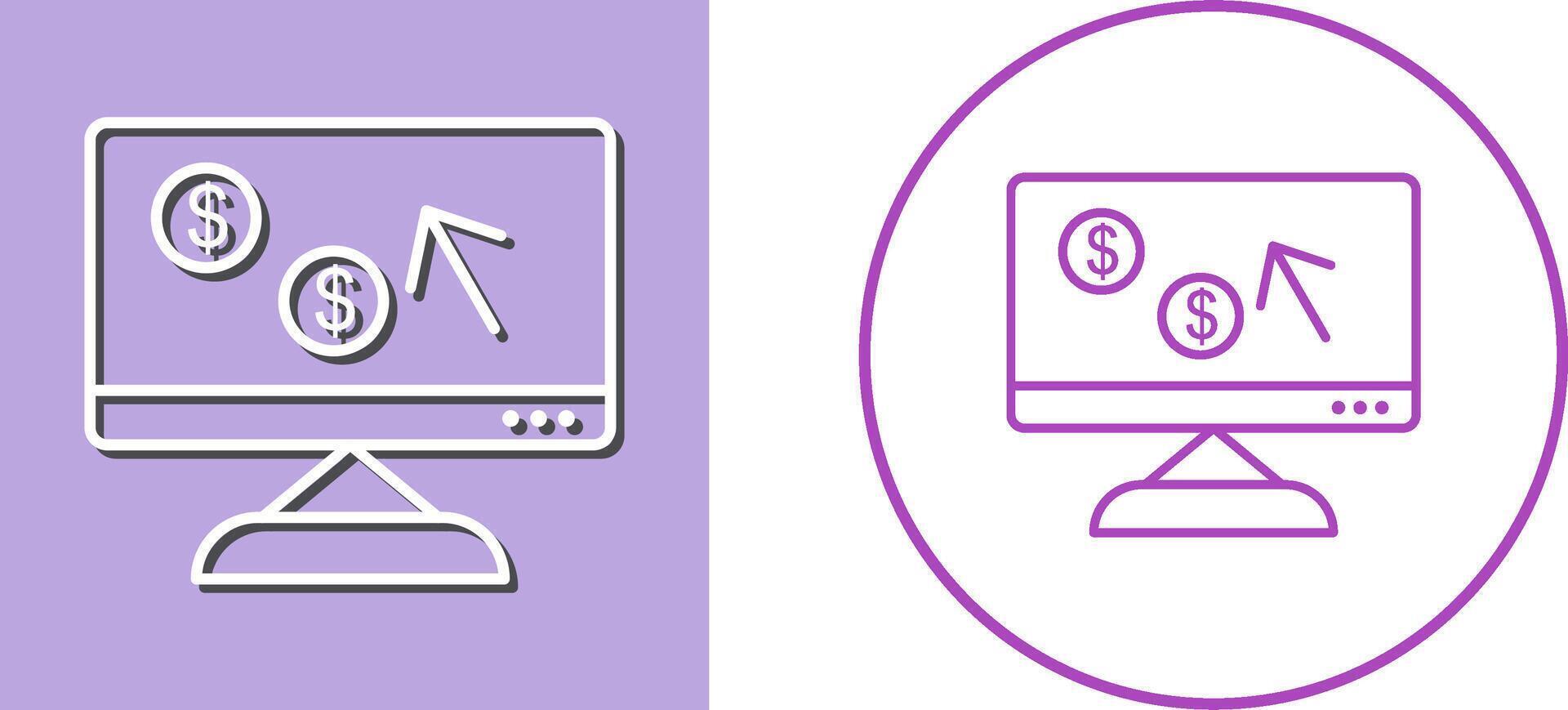 Unique Pay Per Click Icon Design vector