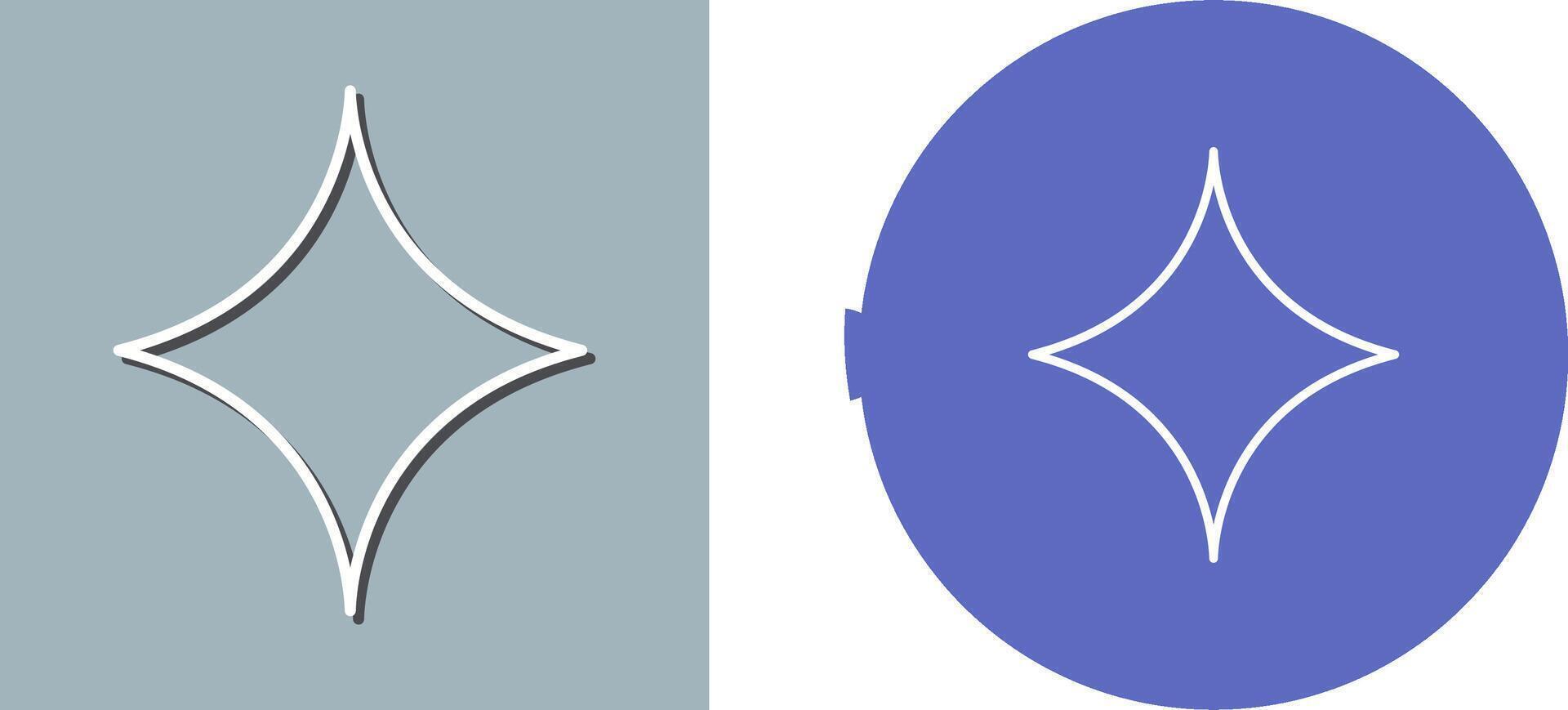 Unique Diamond Icon Design vector