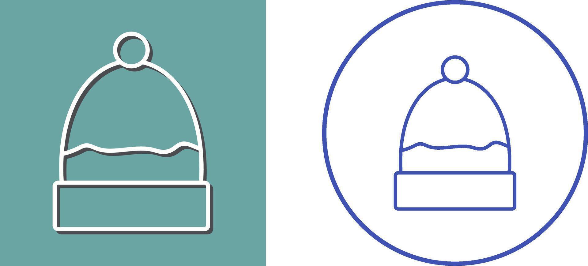 Warm Cap Icon Design vector