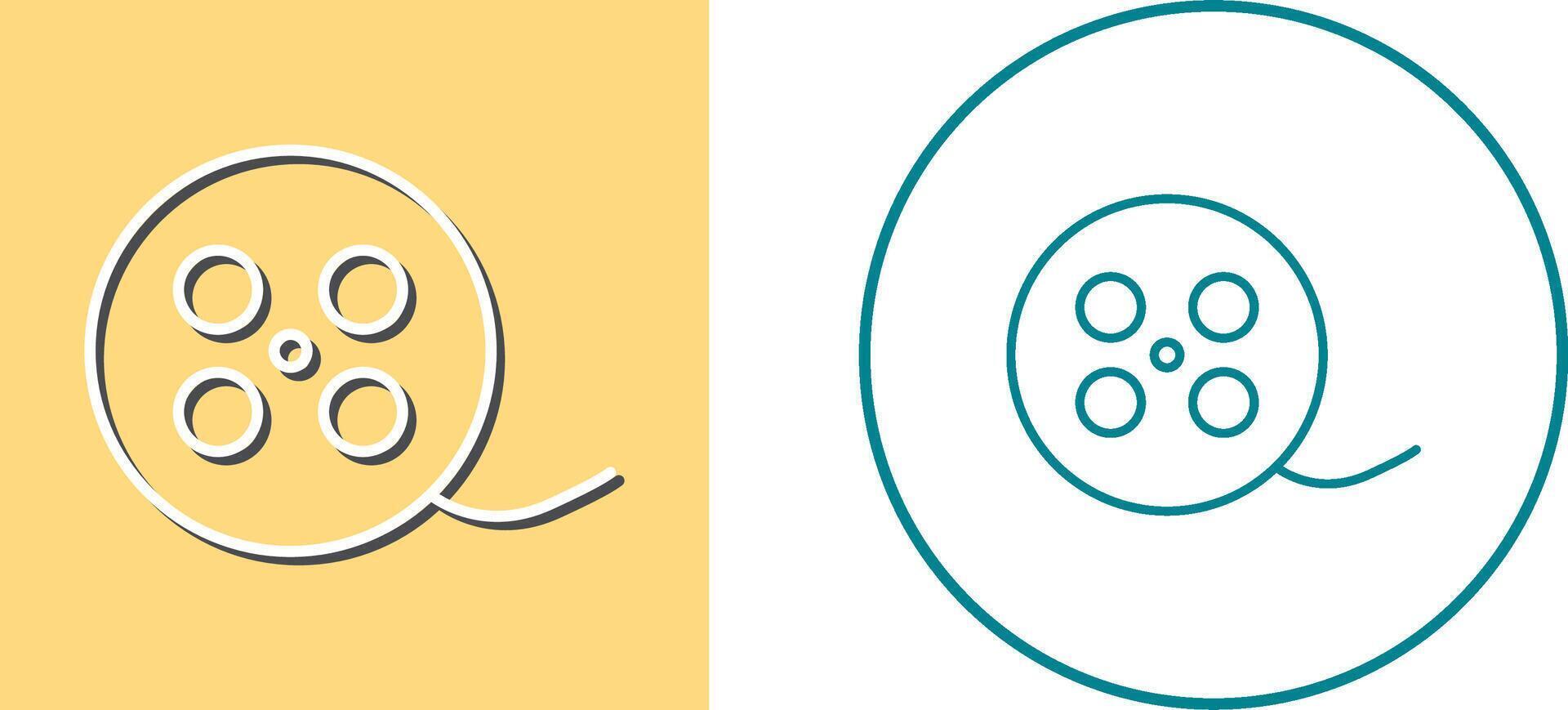 Reel Icon Design vector