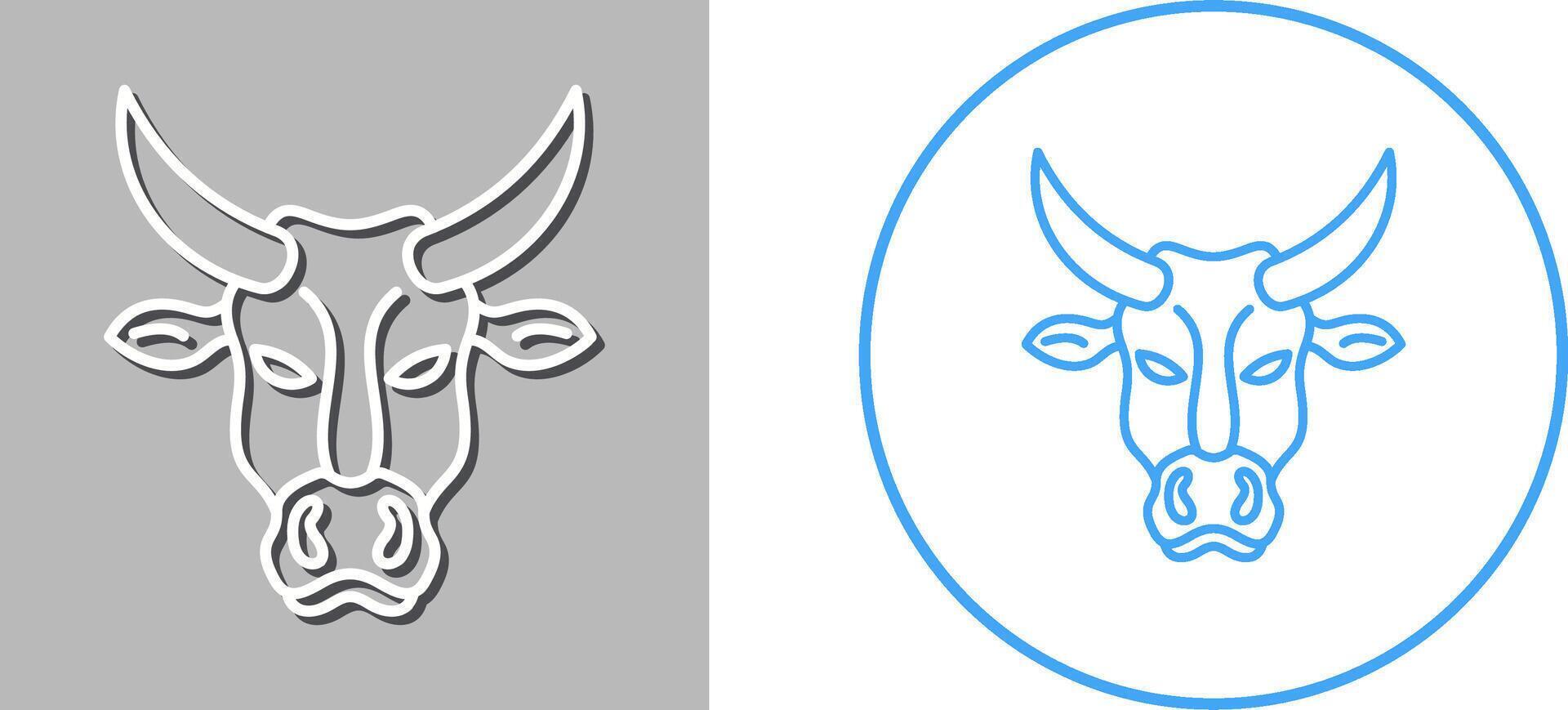 Cow Icon Design vector