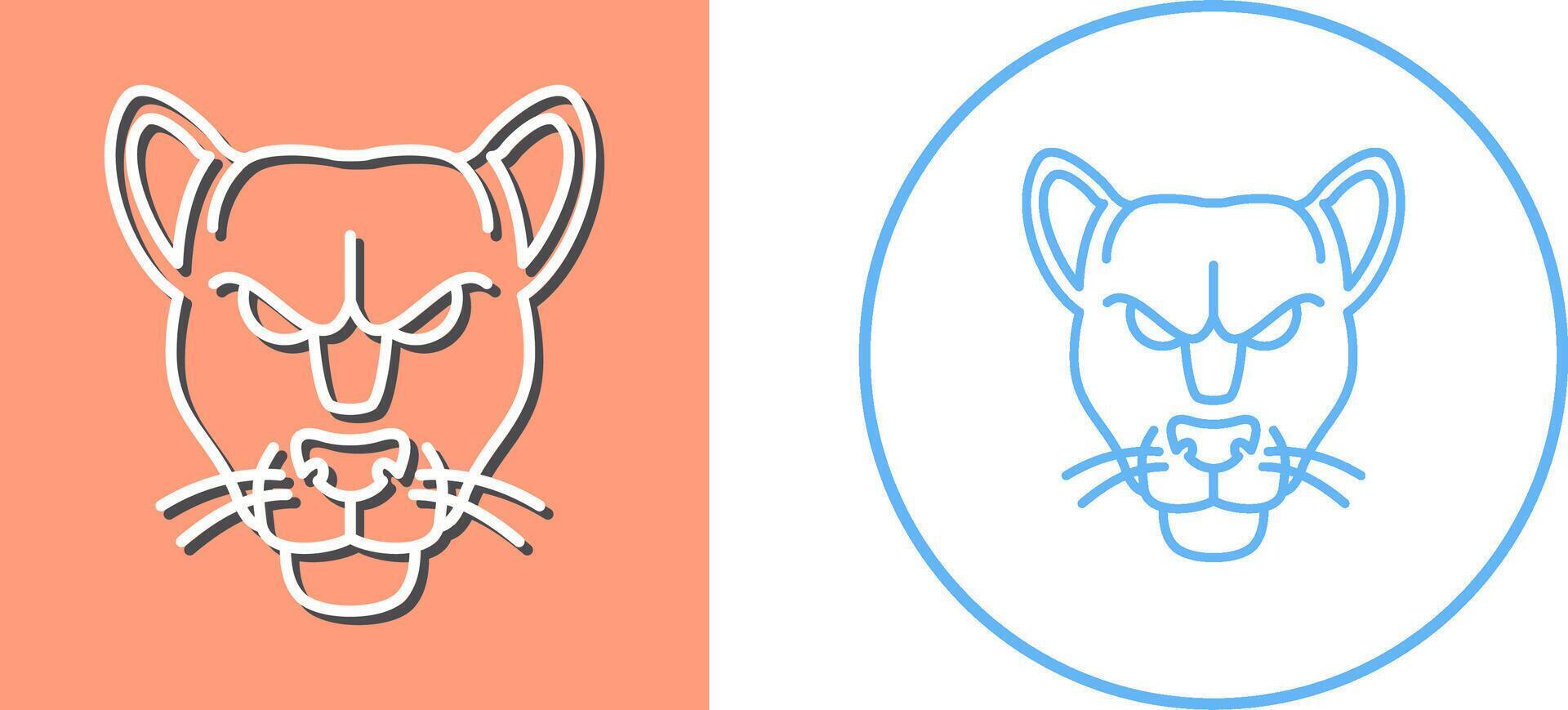 Black Panther Icon Design vector