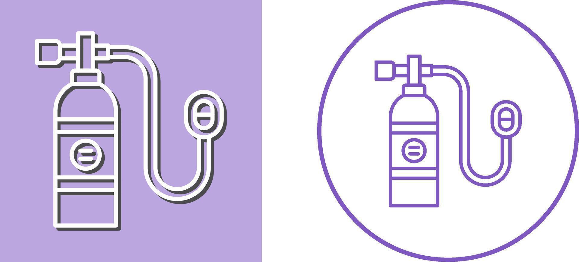 Oxygen Tank Icon Design vector
