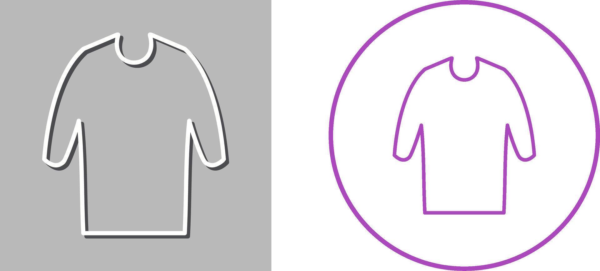 Casual Shirt Icon Design vector