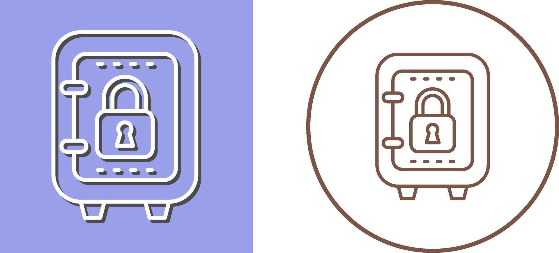 Safe Box Icon Design vector