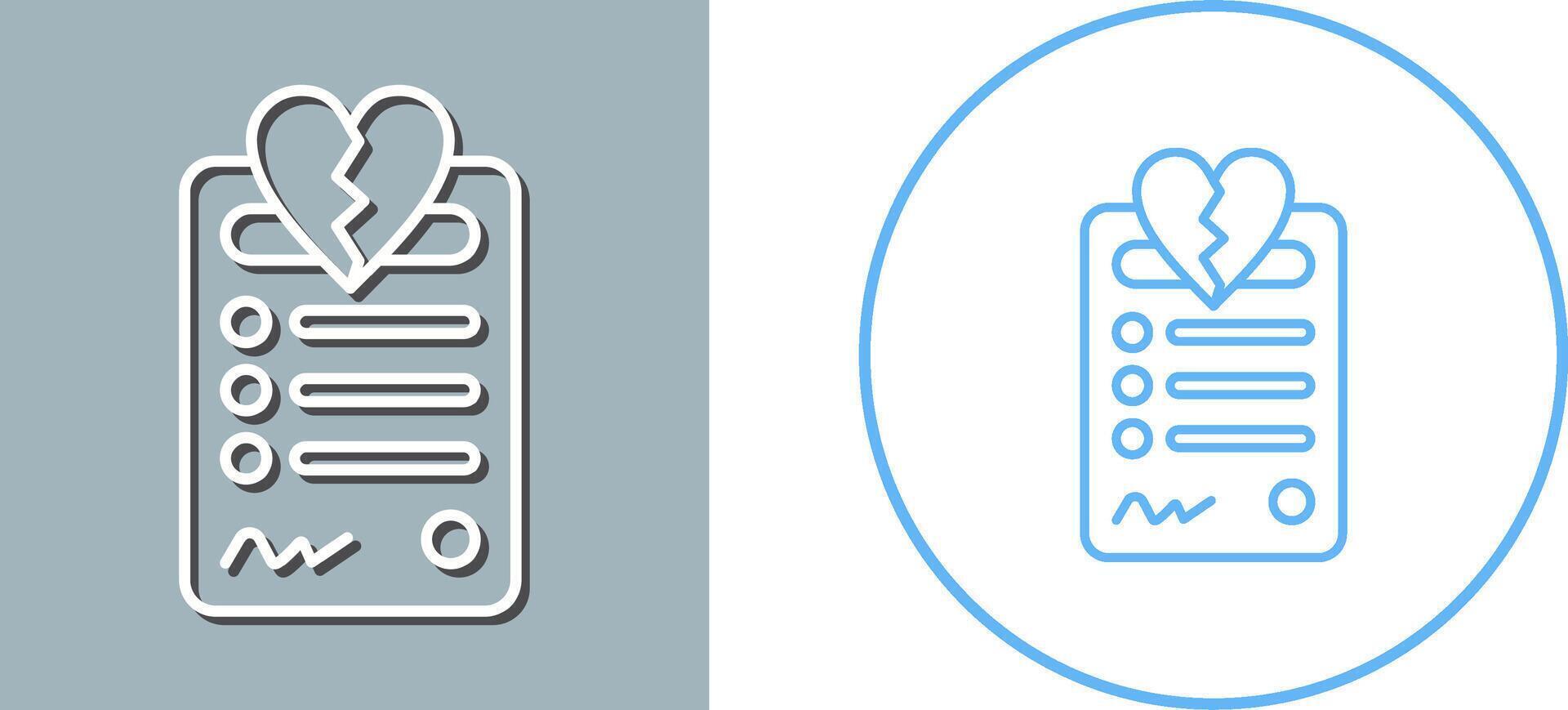 Divorce Icon Design vector