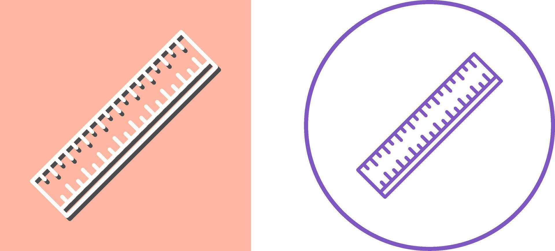 Ruler Icon Design vector