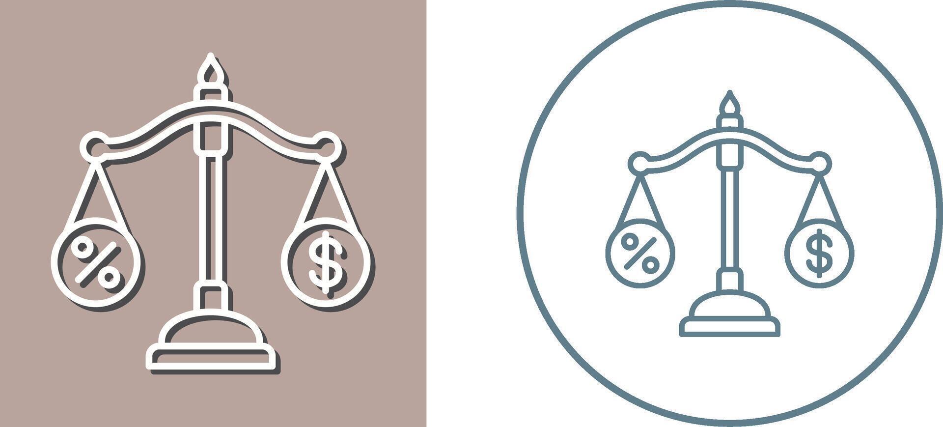 Scale Icon Design vector