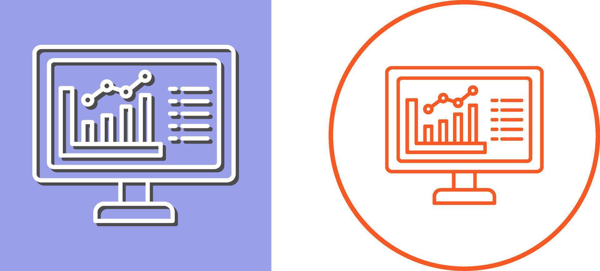 Graph Icon Design vector