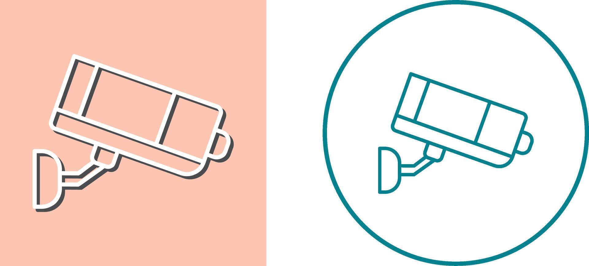 CCTV Camera Icon Design vector