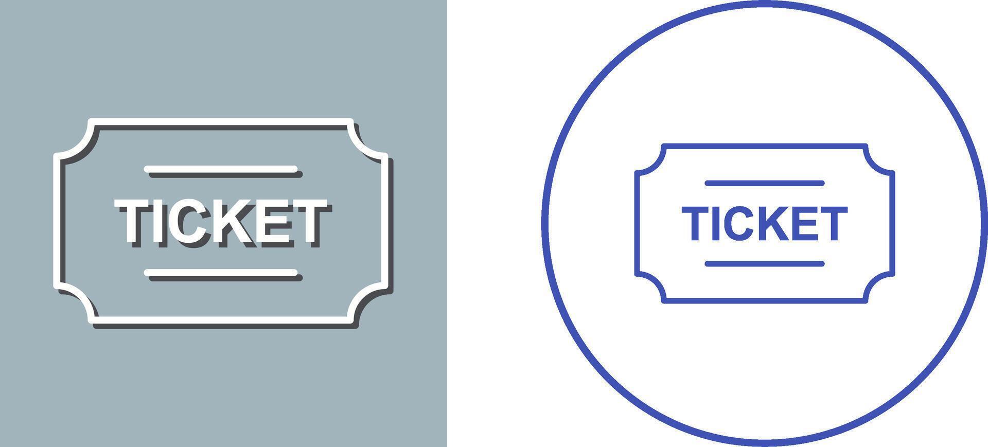 Tickets Icon Design vector